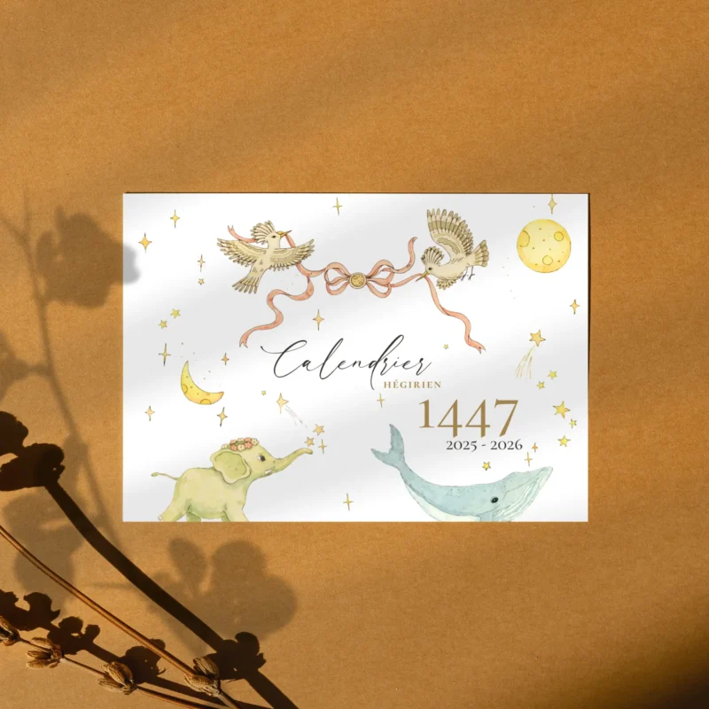 Couverture du calendrier hégirien - Univers tendre