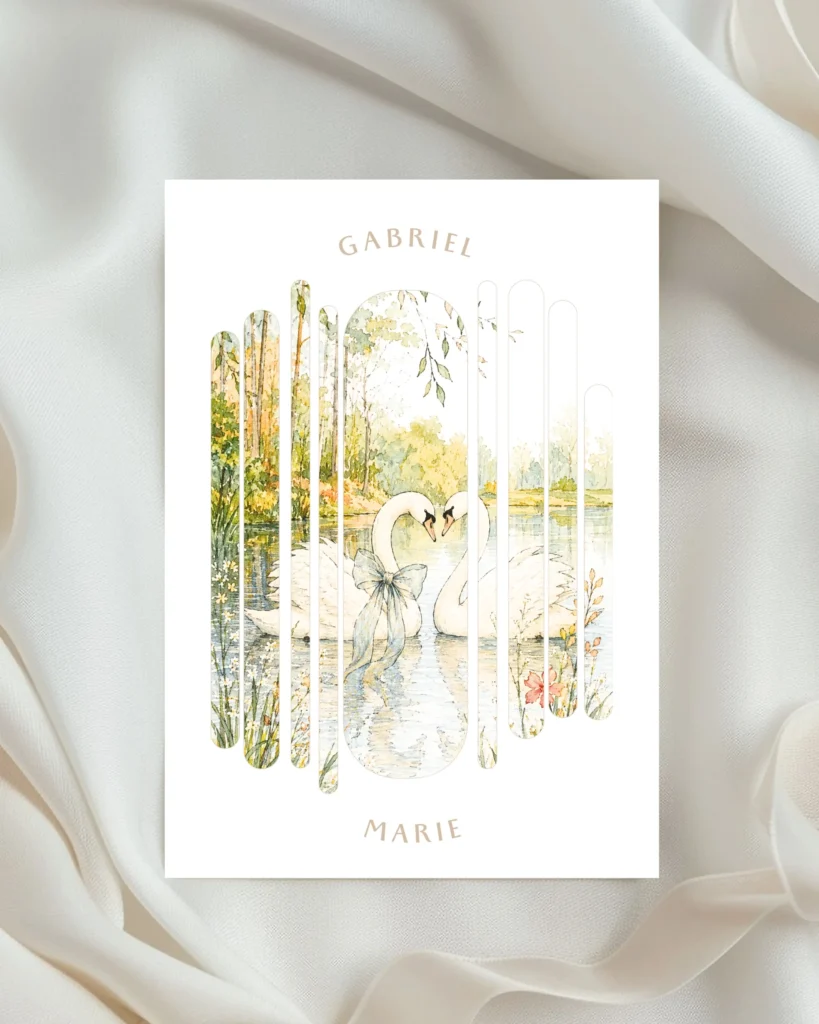 Notre collection de faire-part de mariage personnalisable - M&Heaven